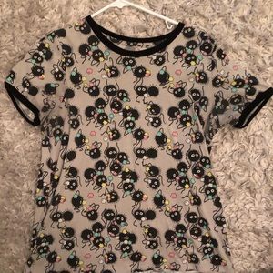 Studio ghibli spirited away hot topic soot sprite t-shirt